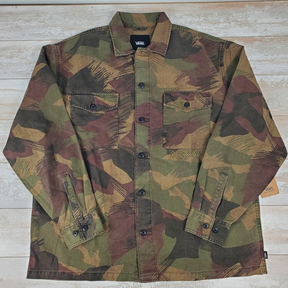 Vans Other - Vans Brush Camo Shacket